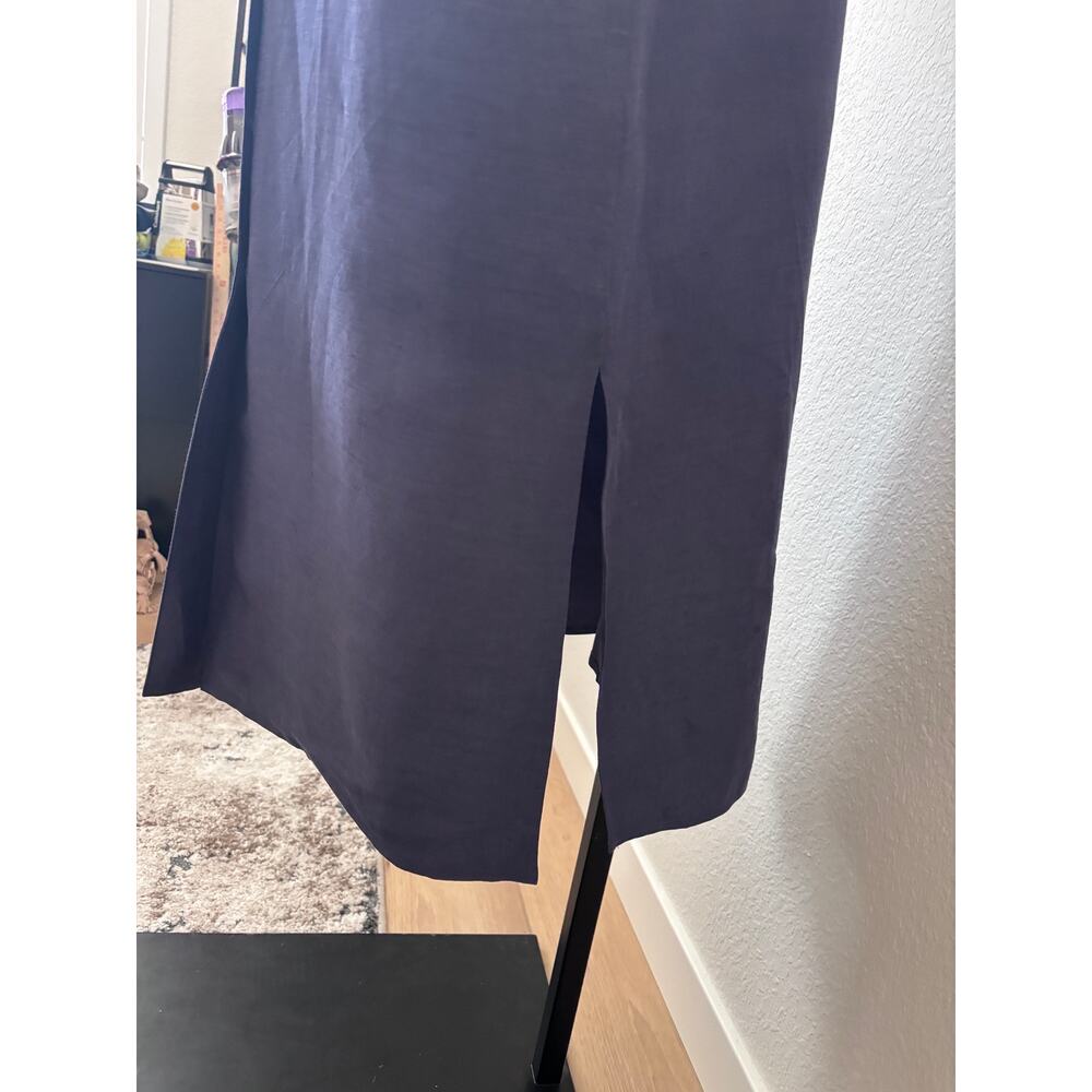 Eileen Fisher - NWOT Women's Silk & Linen Blend Sleeveless Midi Dress Size M - Picture 2 of 8